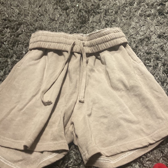 Garage size small brown sweatshorts. - Picture 3 of 3